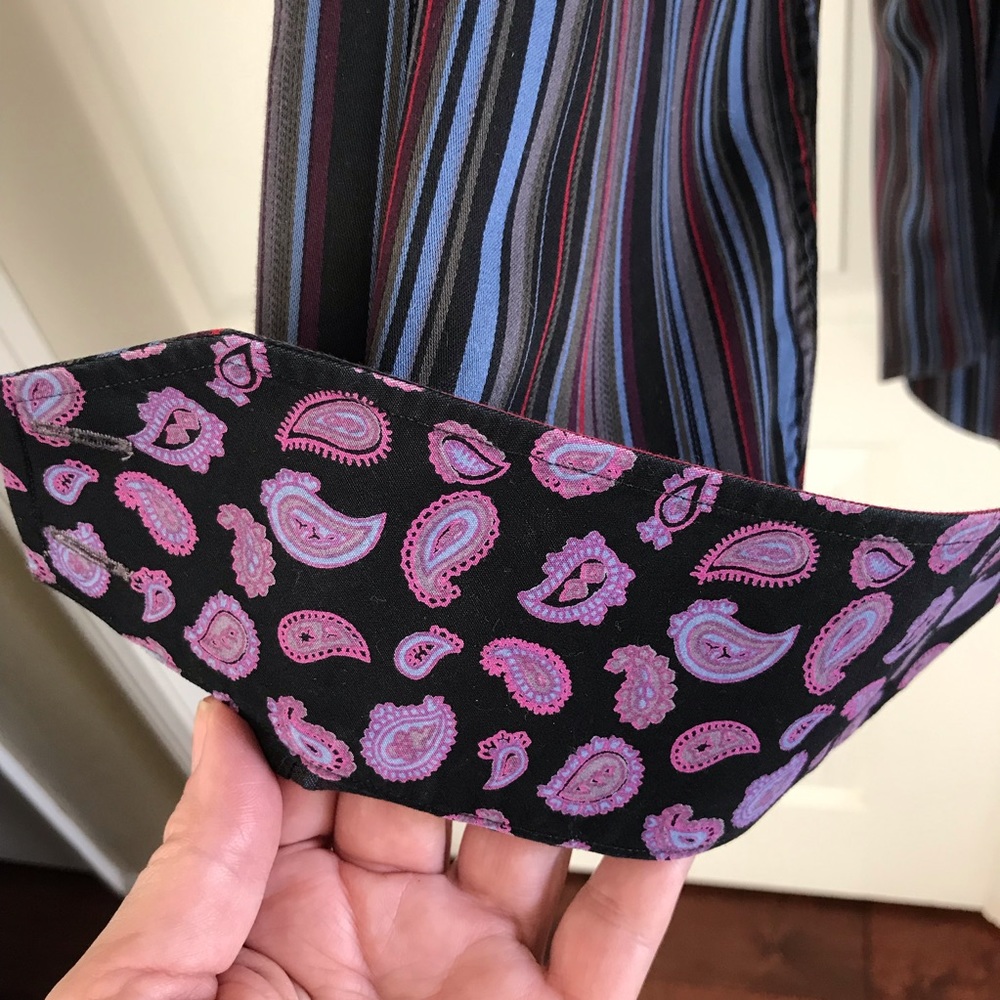 Thomas Dean Long Sleeve Button Up - image 7